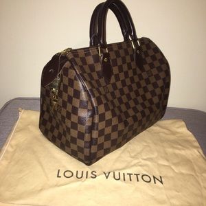 💯 Authentic Louis Vuitton Damier Speedy 30
